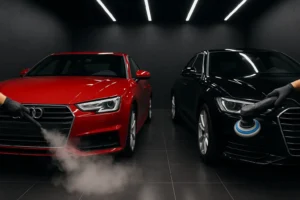Eco-friendly car detailers in Ottawa — SudzNklenz combines steam technology with sustainable practices for premium auto care.